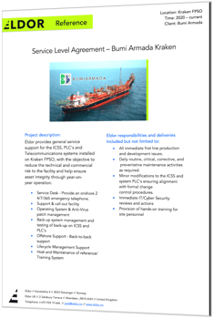 Bumi Armada Kraken Service Level Agreement